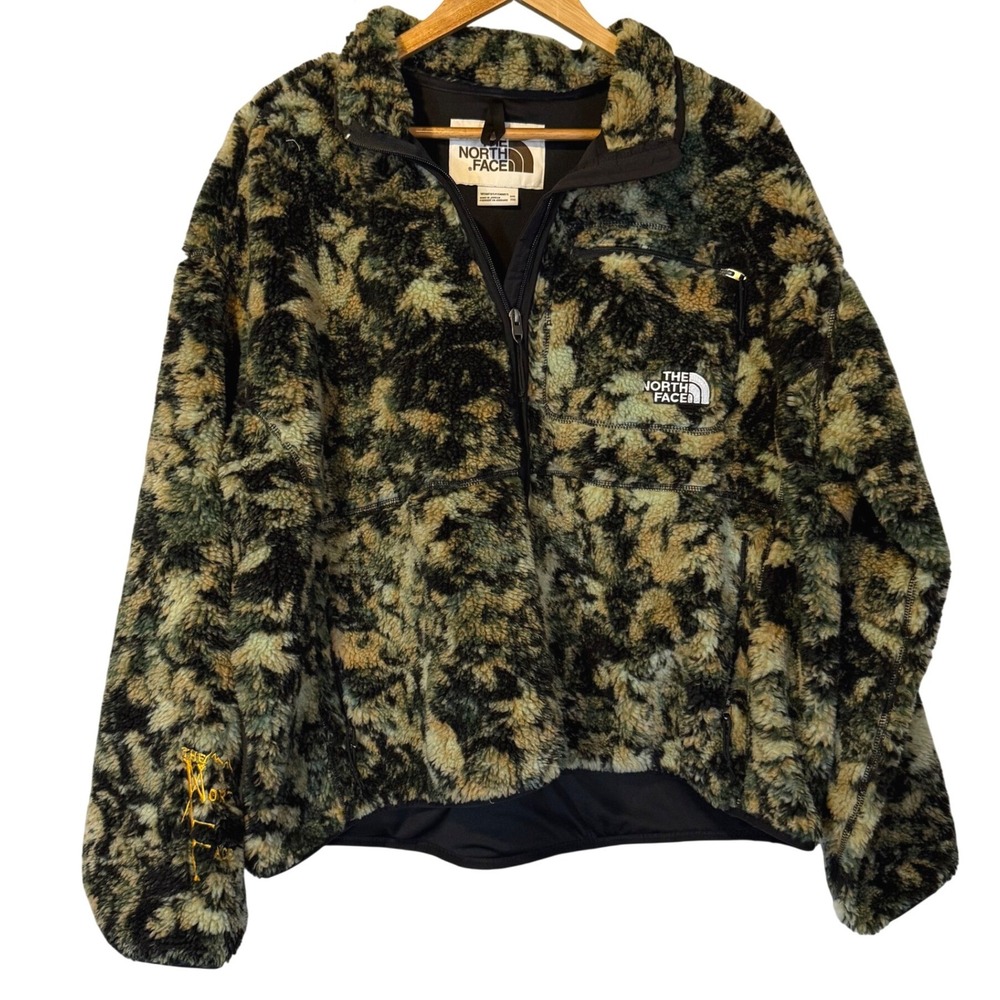 The North Face Womens Extreme Pile Full-Zip Camo Jacket‎ XXL Camouflage Gorpcore